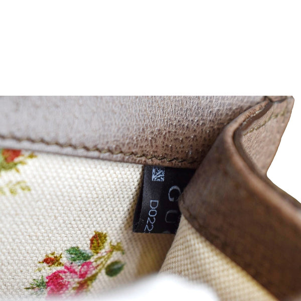 GUCCI Dionysus Medium Floral Embroidered Leather Shoulder Bag Dark Brown 403348