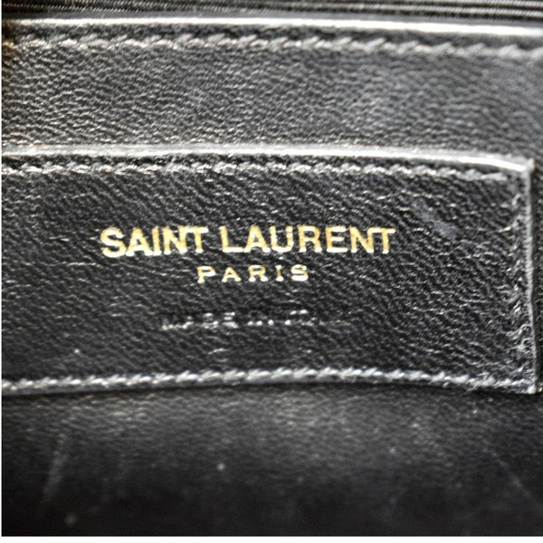 YVES SAINT LAURENT Leather Crossbody Camera Bag Red