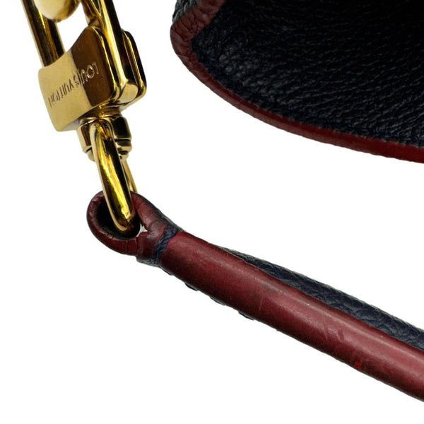 LOUIS VUITTON Melie Empreinte Leather Hobo Shoulder Bag Marine Rouge