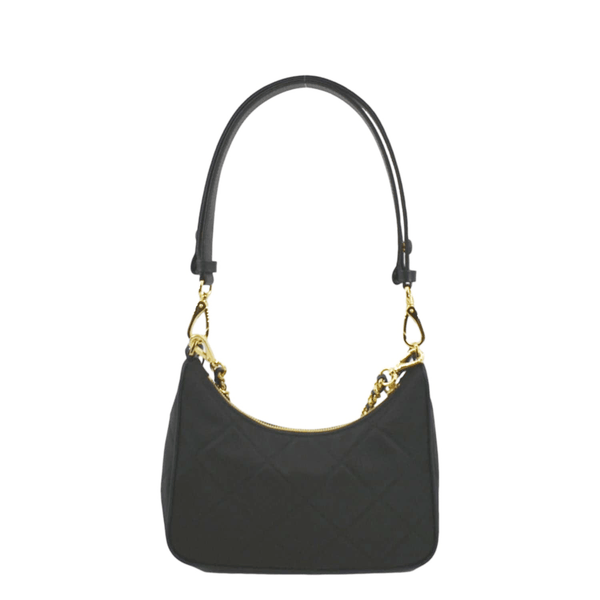 PRADA Re-Edition 1995 Re-Nylon Chain Shoulder Bag Black