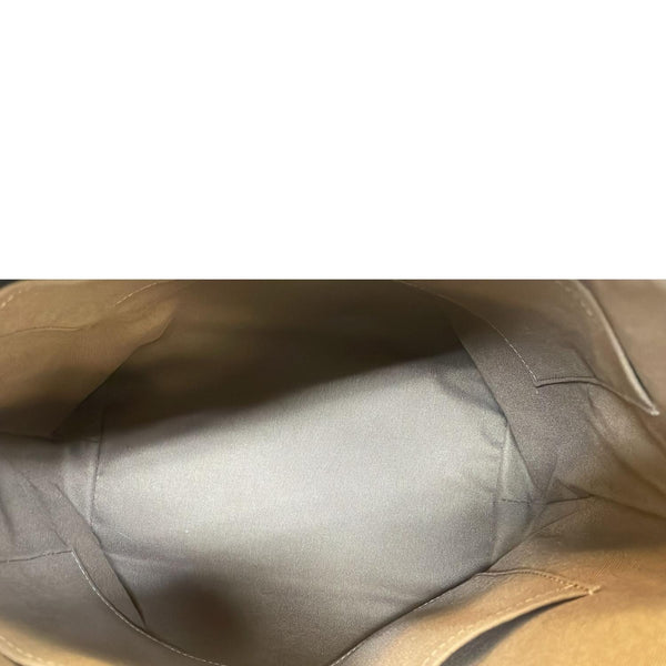 BURBERRY TB Monogram Mini Leather Shoulder Bag Beige