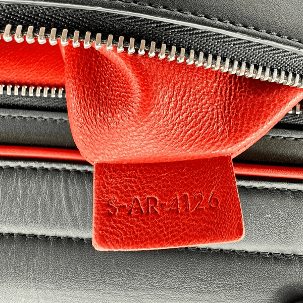 CELINE Trapeze Small 2way Leather Tote Shoulder Bag Blue