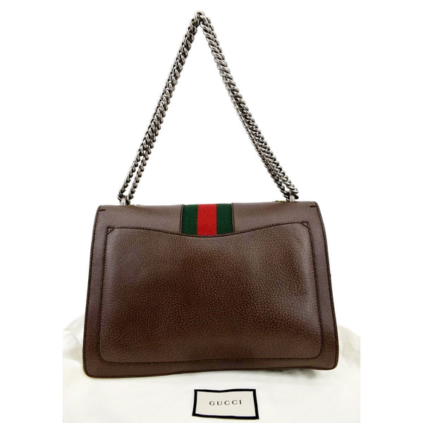 GUCCI Dionysus Medium Floral Embroidered Leather Shoulder Bag Dark Brown 403348