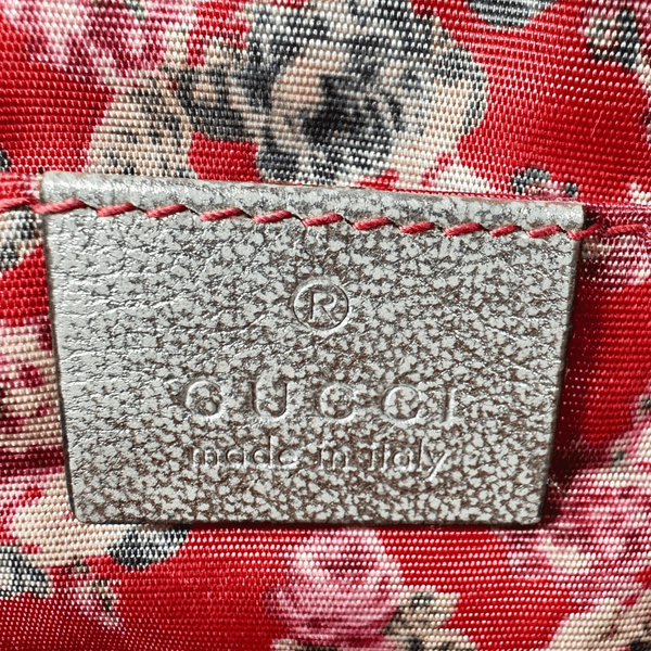 GUCCI GG Small Quilted Leather Shoulder Bag Metallic Silver 541051