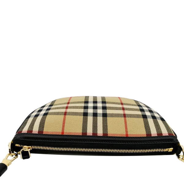 BURBERRY Olympia Vintage Check Pouch Shoulder Bag Archive Beige