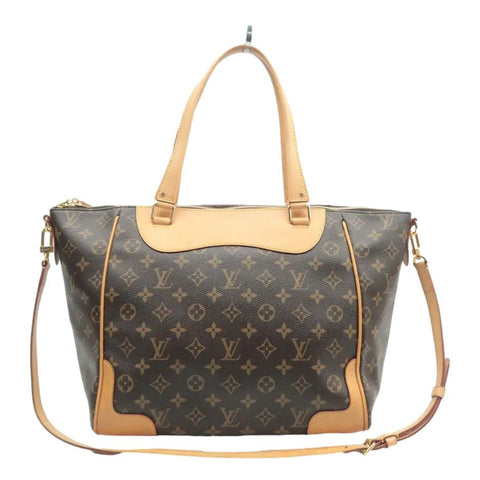 LOUIS VUITTON Estrela MM Monogram Canvas Shoulder Bag Brown