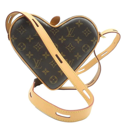 LOUIS VUITTON Game On Coeur Monogram Canvas Crossbody Bag Brown