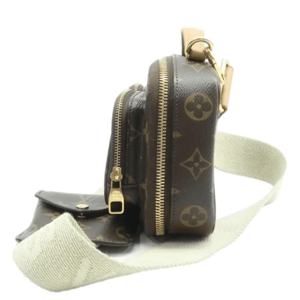 LOUIS VUITTON Utility Monogram Canvas Crossbody Bag Brown