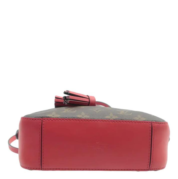 LOUIS VUITTON Saintonge Monogram Canvas Crossbody Bag Freesia