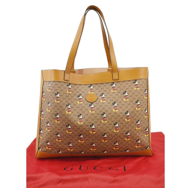 GUCCI Disney x Medium GG Supreme Tote Bag Beige 547947