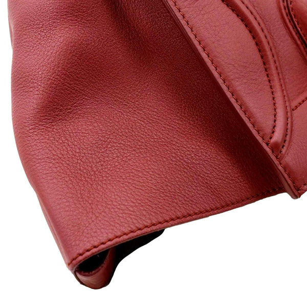 CELINE Phantom Leather Tote Bag Red