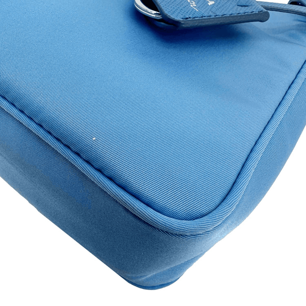 PRADA Re-Edition 2000 Nylon Hobo Bag Blue