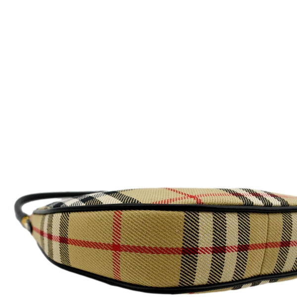 BURBERRY Olympia Vintage Check Pouch Shoulder Bag Archive Beige