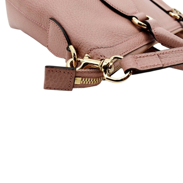 GUCCI 2-Way Leather Tote Shoulder Bag Pink 449659