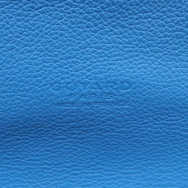 GOYARD Saint Leger Chevron Print Canvas Backpack Sky Blue