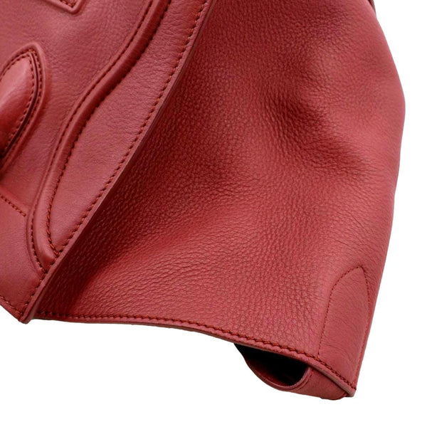 CELINE Phantom Leather Tote Bag Red