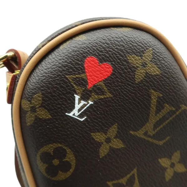 LOUIS VUITTON Game On Coeur Monogram Canvas Crossbody Bag Brown