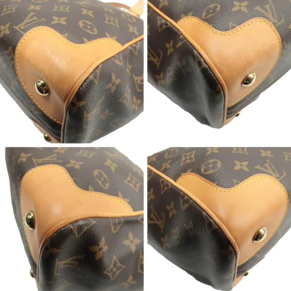 LOUIS VUITTON Estrela MM Monogram Canvas Shoulder Bag Brown