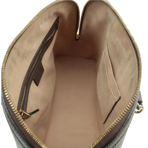 GUCCI Ophidia GG Canvas Medium Top Handle Shoulder Bag Beige 524533