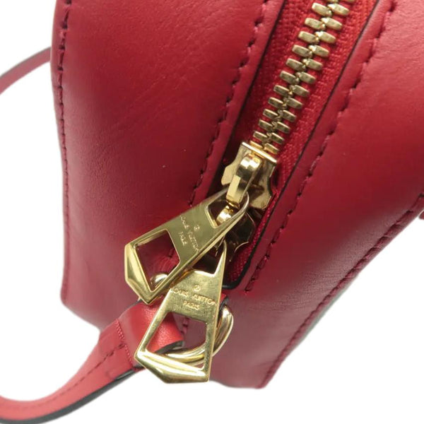 LOUIS VUITTON Saintonge Monogram Canvas Crossbody Bag Freesia