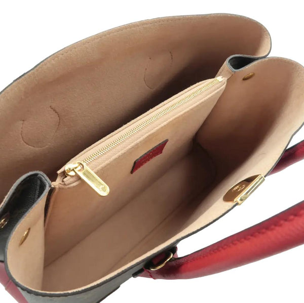 LOUIS VUITTON Flandrin Monogram Canvas Tote Shoulder Bag Cerise Cherry