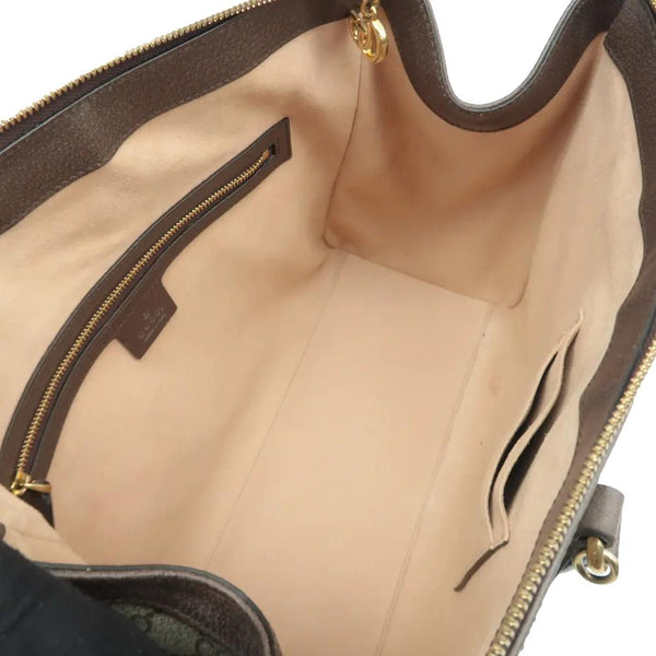 GUCCI Ophidia GG Supreme Tote Shoulder Bag Beige 524537