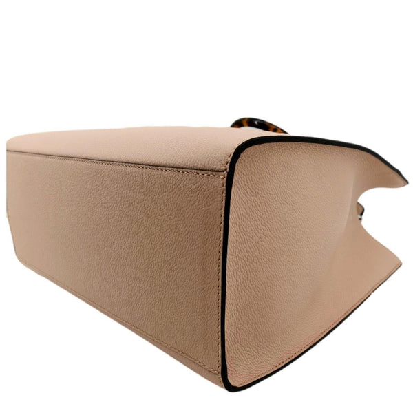 FENDI Sunshine Medium Full Grain Shopper Tote Beige