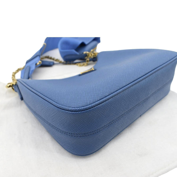 PRADA Re-Edition 2005 Saffiano Leather Shoulder Bag Blue