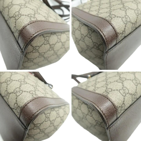 GUCCI Ophidia GG Supreme Tote Shoulder Bag Beige 524537