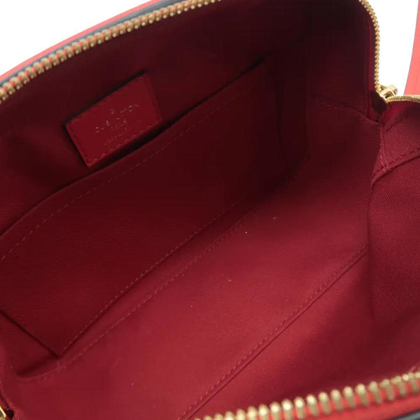 LOUIS VUITTON Saintonge Monogram Canvas Crossbody Bag Freesia