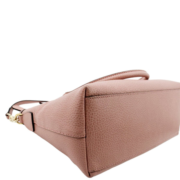 GUCCI 2-Way Leather Tote Shoulder Bag Pink 449659