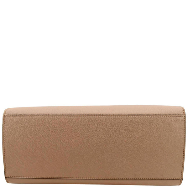 FENDI Sunshine Medium Full Grain Shopper Tote Beige