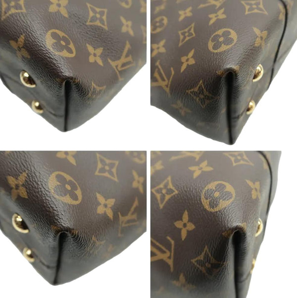 LOUIS VUITTON Melie Monogram Canvas Hobo Bag Brown