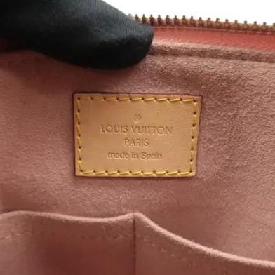 LOUIS VUITTON V BB Monogram Canvas Shoulder Bag Rose Poudre