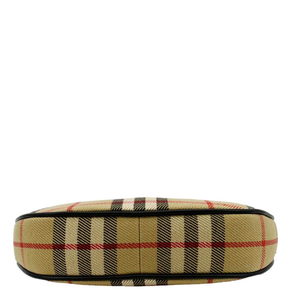 BURBERRY Olympia Vintage Check Pouch Shoulder Bag Archive Beige