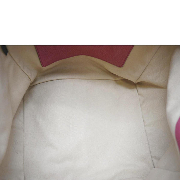 PRADA Vitello Daino Leather Shopper Tote Bag Pink