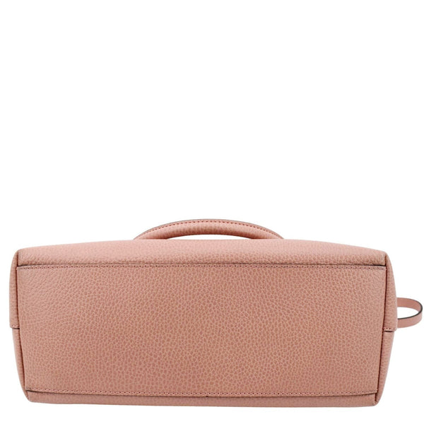 GUCCI 2-Way Leather Tote Shoulder Bag Pink 449659
