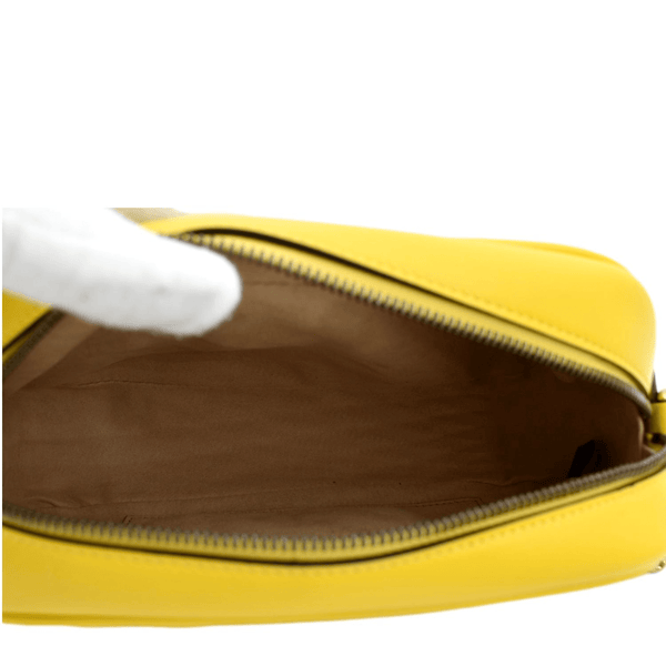 GUCCI GG Marmont Small Matelasse Leather Crossbody Bag Yellow 447632