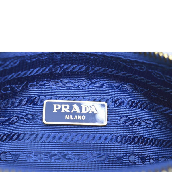 PRADA Re-Edition 2005 Saffiano Leather Shoulder Bag Blue