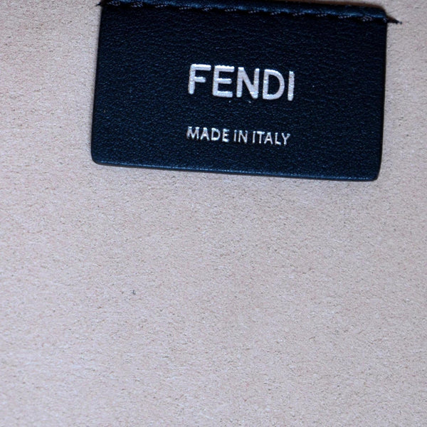 FENDI Sunshine Medium Full Grain Shopper Tote Beige