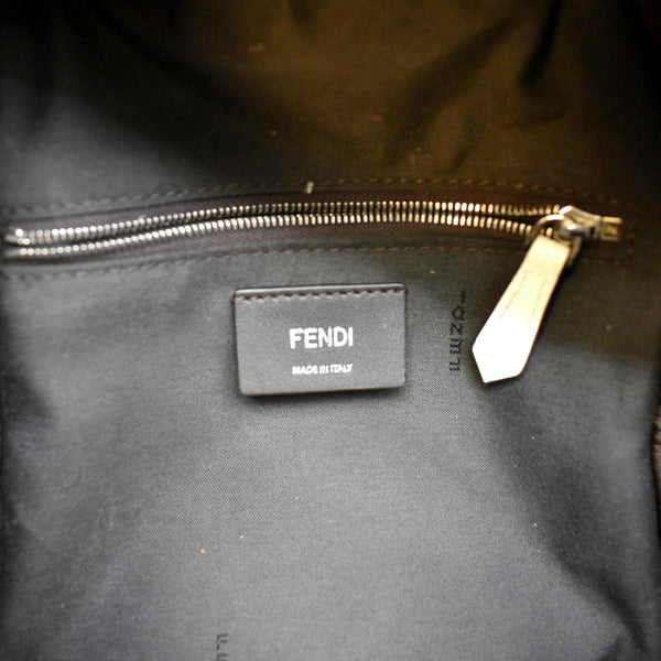 FENDI Leather Backpack Bag White