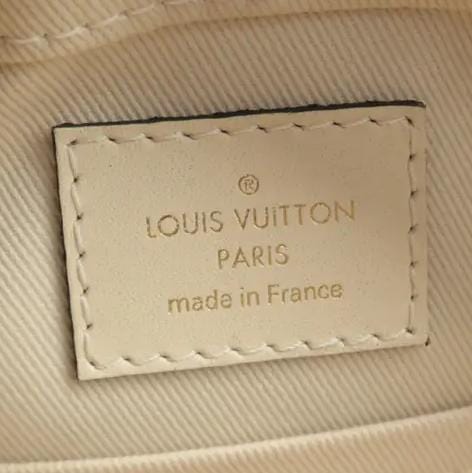 LOUIS VUITTON Saintonge Monogram Canvas Shoulder Bag Cream