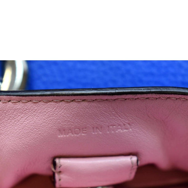 CHRISTIAN DIOR Diorissimo Leather Medium Tote Bag Blue