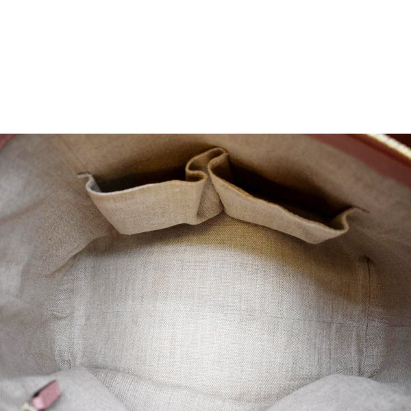 GUCCI 2-Way Leather Tote Shoulder Bag Pink 449659