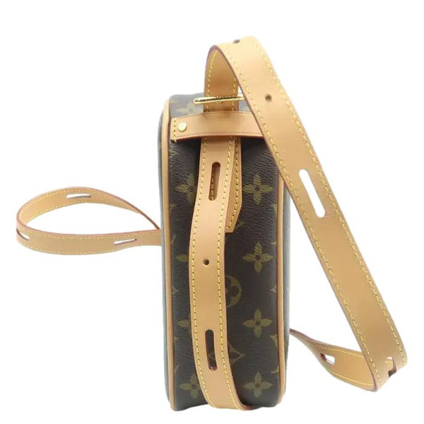 LOUIS VUITTON Game On Coeur Monogram Canvas Crossbody Bag Brown