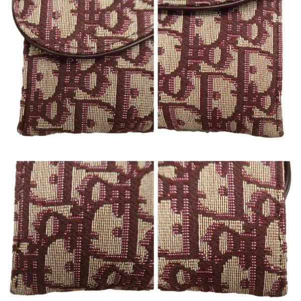 CHRISTIAN DIOR Black leather tote bag with gold chain & zip closure