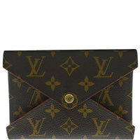 LOUIS VUITTON Kirigami Medium Monogram Canvas Pochette Brown