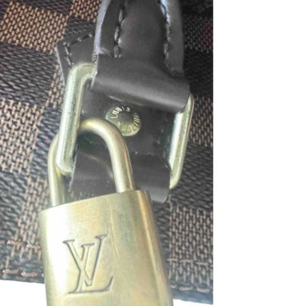 LOUIS VUITTON Speedy 30 Bandouliere Damier Ebene Shoulder Bag Brown