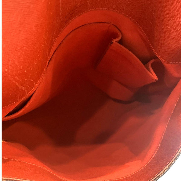 LOUIS VUITTON Musette Salsa GM Damier Ebene Crossbody Bag Brown