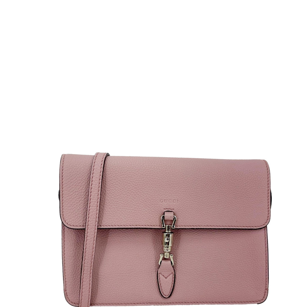 GUCCIバック Gucci Pebbled Leather Soft Jackie Flap